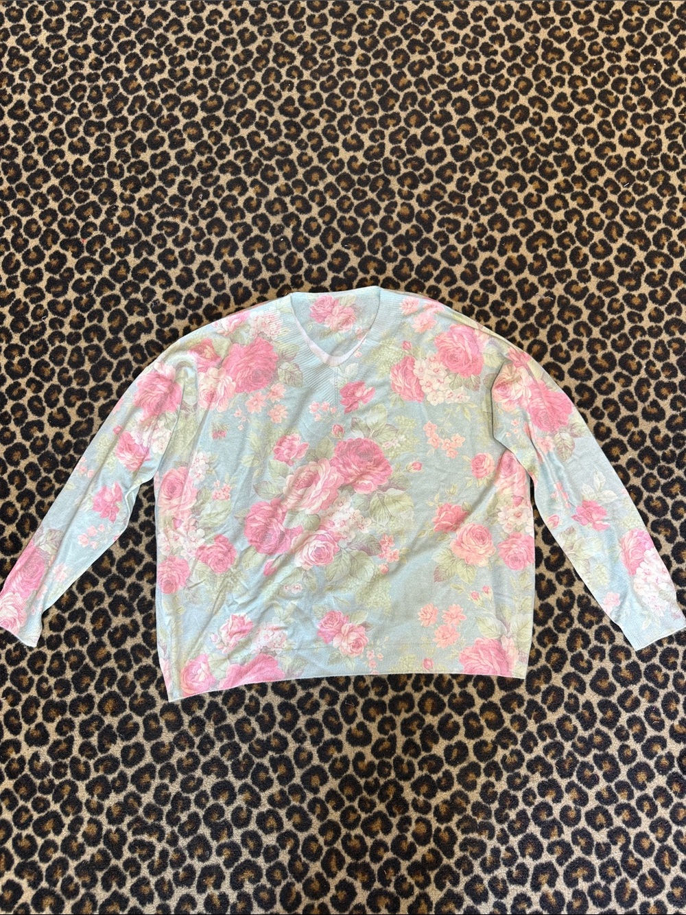 Pastel Rose Knit Sweater